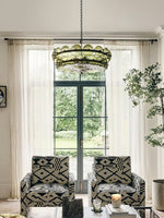 Aurora Chandelier Murano Glass Disc Vintage - Lamp Outdoor