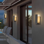Waterproof Minimalist Aluminum LED Black Modern Outdoor Wall Light - Lamp Outdoor