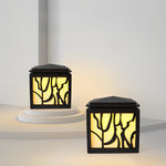 Rustic Creative Waterproof LED Black Retro Outdoor Fence Post Lights - Lamp Outdoor