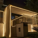 24V Waterproof Recessed Silicone Side-Emitting & Flat LED Strip Lights for Step and Deck Lighting - Lamp Outdoor