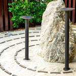Round LED Solar Garden Light with Intelligent Light-Control & Waterproof Design - Lamp Outdoor