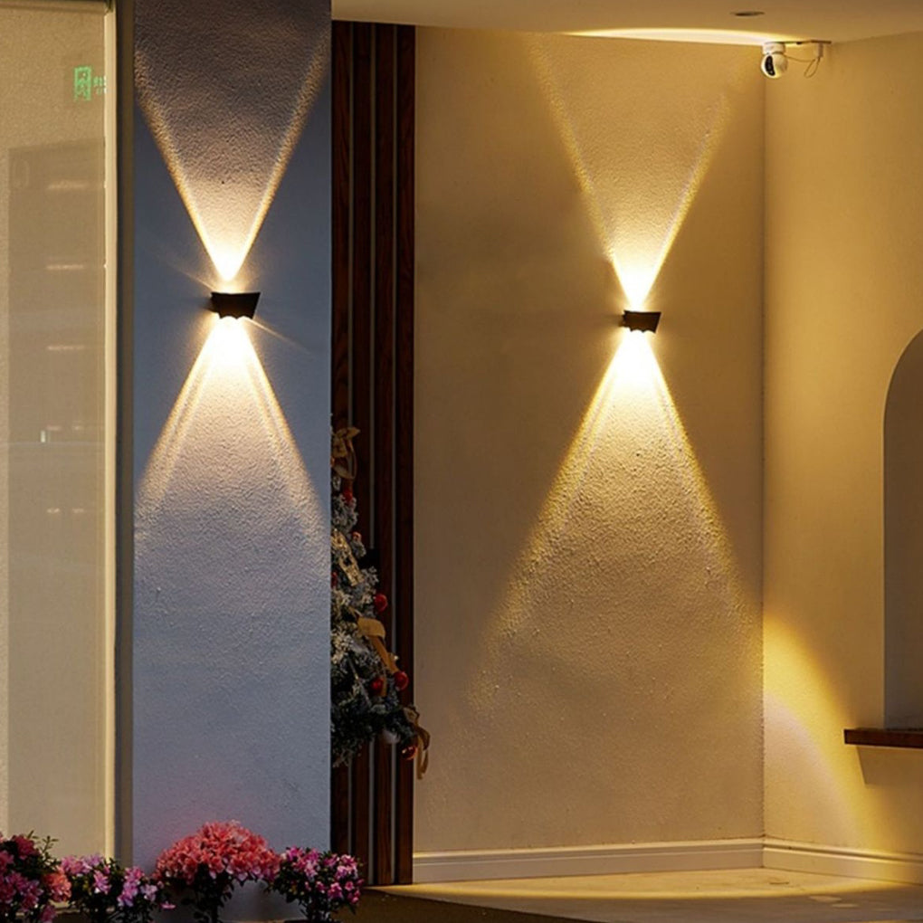 Creative Up and Down Lighting LED Waterproof Black Wall Washer Lights - Lamp Outdoor