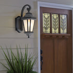 Minimalist Frosted Glass Waterproof European-Style Outdoor Wall Lamp - Lamp Outdoor