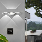 Outdoor Seagull Creative Wavy Wall Mounted Up Down LED Lighting - Lamp Outdoor