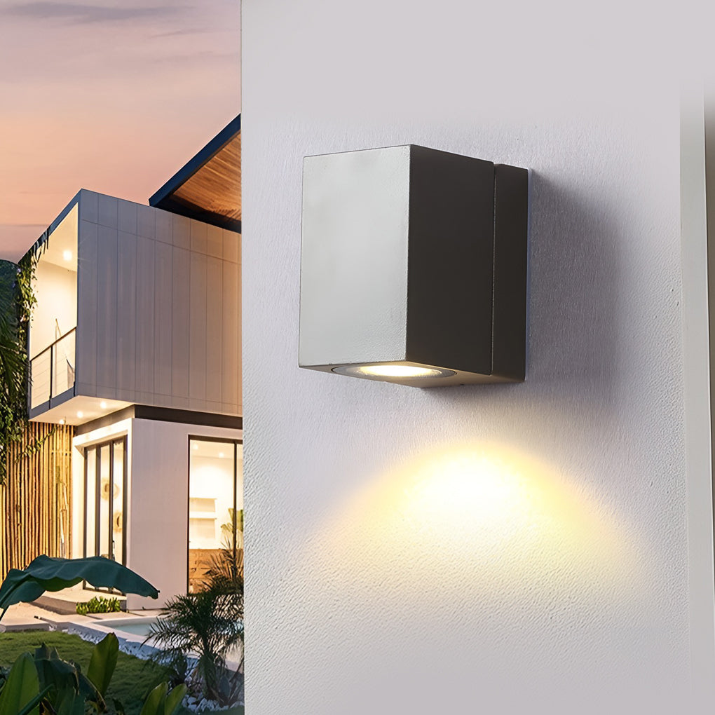Square Adjustable Waterproof Motion Sensor LED Sconces Indoor Outdoor Wall Lamp Spot Lights - Lamp Outdoor