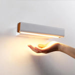 Orin Modern Rectangles Metal Rotatable Wall Lamp, Black/White - Lamp Outdoor