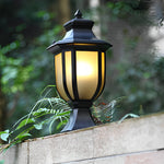 Retro Minimalist Waterproof Aluminum European-style Pillar Lamp Post Lights - Lamp Outdoor