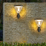 Waterproof Dimmable LED Black Modern Solar Outdoor Wall Lights Wall Lamp - Lamp Outdoor