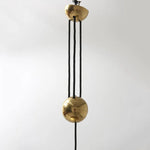 Pyra Minimalist Metal Pendant Light, Gold - Lamp Outdoor