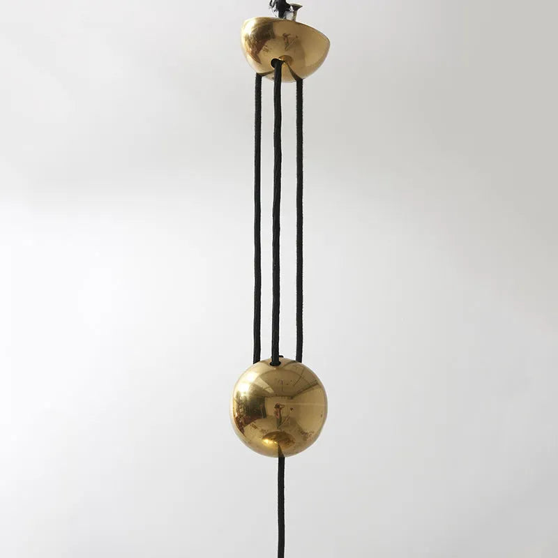 Pyra Minimalist Metal Pendant Light, Gold - Lamp Outdoor