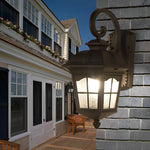 Waterproof Retro Elegant LED Glass European Style Outdoor Wall Lights - Lamp Outdoor