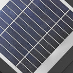 Square Round Waterproof LED Black Solar Lights Outdoor Fence Post Lamp - Lamp Outdoor