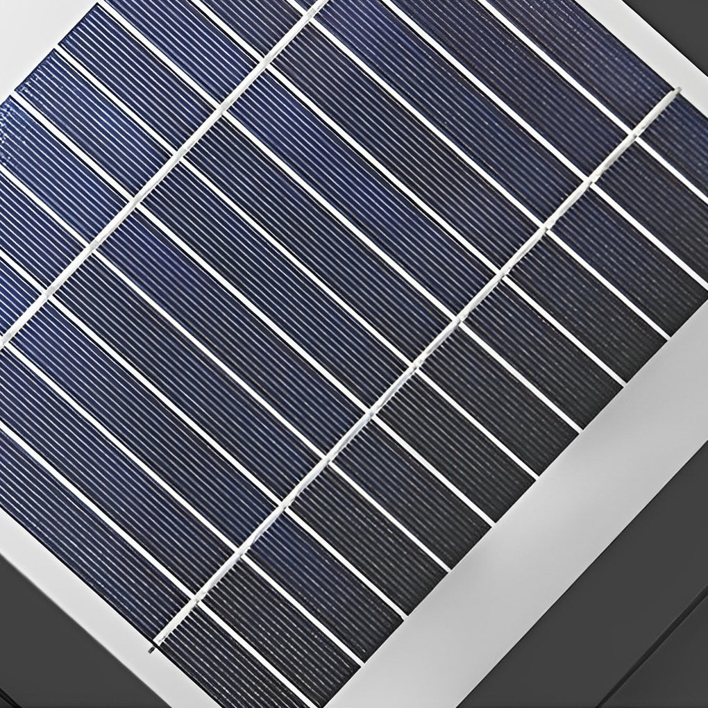 Square Round Waterproof LED Black Solar Lights Outdoor Fence Post Lamp - Lamp Outdoor