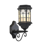 Retro Waterproof Dimmable LED Solar Wall Lamp with Remote Exterior Lights - Lamp Outdoor