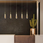 Teardrop Gold Pendant Light - Lamp Outdoor