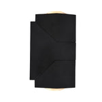 Adjustable Up and Down Light Motion Sensor Waterproof Black Wall Lamp - Lamp Outdoor