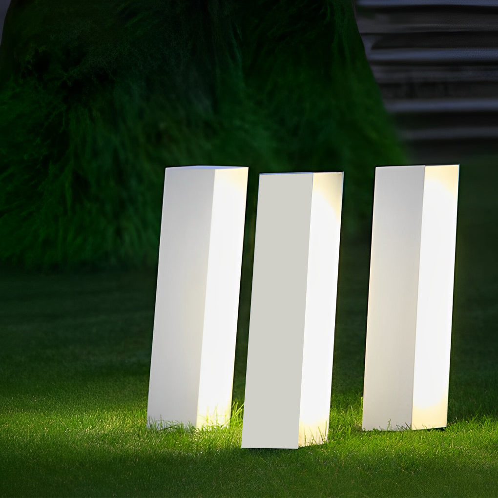 Artistic Cuboid Inclined LED Outdoor Lawn Lamp - Lamp Outdoor
