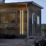 Waterproof Outdoor Long LED Linear Lights Black Modern Outdoor Wall Lighting - Lamp Outdoor