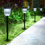 2Pcs Intelligent Solar Lawn Lights with Motion Sensor - Lamp Outdoor
