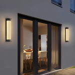 Creative Strip Waterproof Black Modern LED Wall Lamp Outdoor Wall Lights - Lamp Outdoor