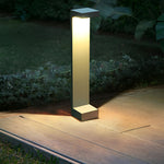 Aluminum LED I-Shaped Pathway Lights - Modern, Waterproof Black Finish - Lamp Outdoor