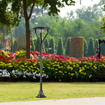Intelligent Modern Solar LED Lamp Post – Outdoor Waterproof Round Light - Lamp Outdoor