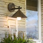 Conical Simple Waterproof Retro American-style Outdoor Wall Sconce Lighting - Lamp Outdoor
