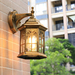Waterproof Aluminum Alloy Glass LED European Style Outdoor Wall Lights - Lamp Outdoor