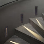 Industrial Rectangle 3W LED IP65 Waterproof Embedded Stair Wall Lights - Lamp Outdoor