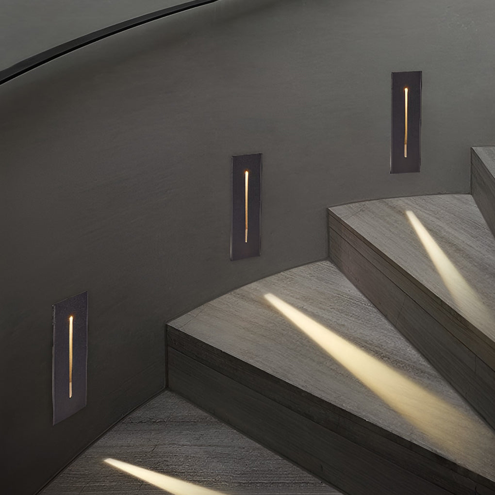 Industrial Rectangle 3W LED IP65 Waterproof Embedded Stair Wall Lights - Lamp Outdoor