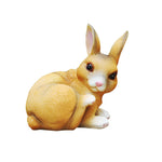 Resin Small Animal Dog Rabbit Snails Owl LED Modern Solar Lights Garden Lamp - Lamp Outdoor