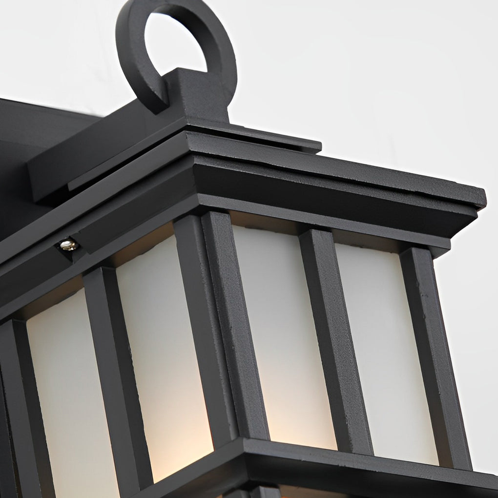 Outdoor Waterproof Aluminum Black European Style Exterior Wall Lights - Lamp Outdoor