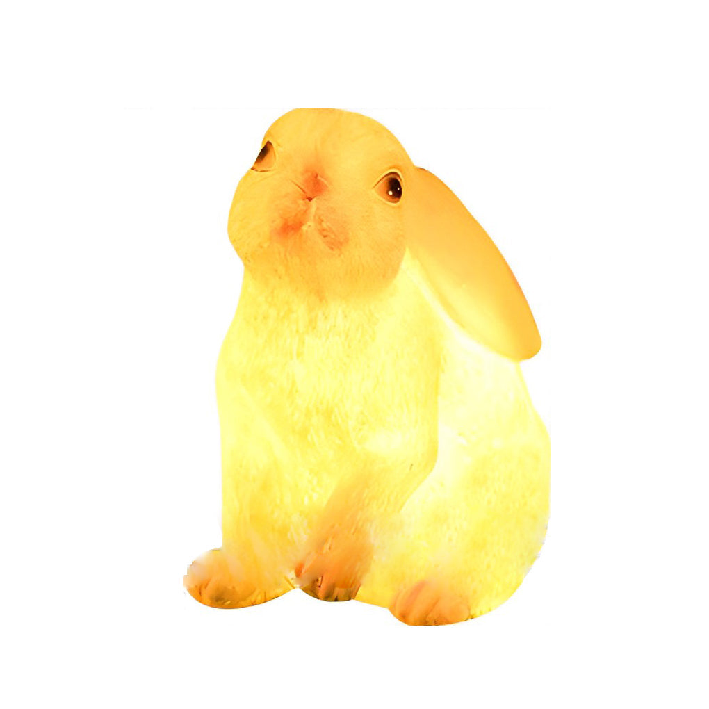 Resin and Fiberglass Rabbit Garden Lights Modern Waterproof Outdoor Lighting - Lamp Outdoor