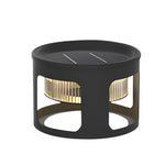 Round Table Lamp with Under-Table Lighting Solar-Powered LED Outdoor Light - Lamp Outdoor