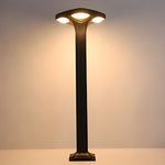 4-Light Square Waterproof LED Outdoor Path Lights - Solar & Hardwired Options - Lamp Outdoor