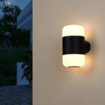 Round Up and Down Light LED Waterproof Black Modern Outdoor Wall Lamp - Lamp Outdoor
