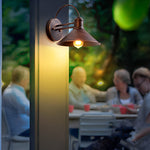 Retro Conical Iron Waterproof Industrial Style Outdoor Wall Lamp Exterior Lights - Lamp Outdoor