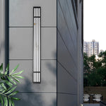 Long Rectangular Waterproof LED Black Modern Outdoor Wall Lamp - Lamp Outdoor
