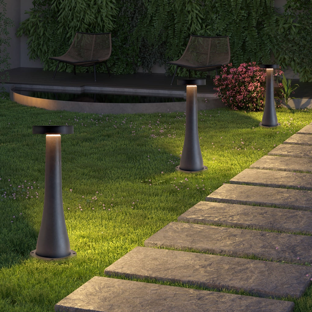 Waterproof Black Mushroom Outdoor Pathway Lights - Lamp Outdoor