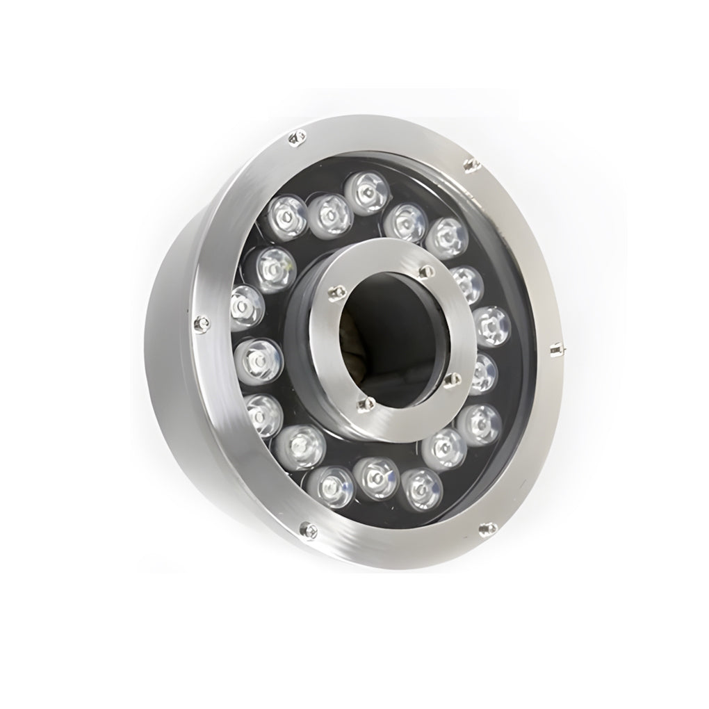 Vibrant LED Ring Pool Lights Waterproof and Colorful Fountain Illumination - Lamp Outdoor