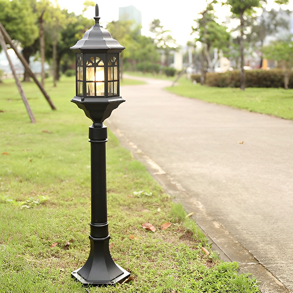 Elegant Slim Post LED Outdoor Post Lights Black/Bronze Pathway Lamps - Lamp Outdoor