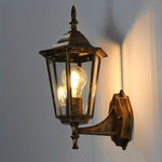 Retro Hexagonal Waterproof European Style Outdoor Wall Lights Wall Lamp - Lamp Outdoor