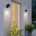 Artiq Modern Outdoor Rotatable Metal Spotlight Wall Lamp, Black - Lamp Outdoor
