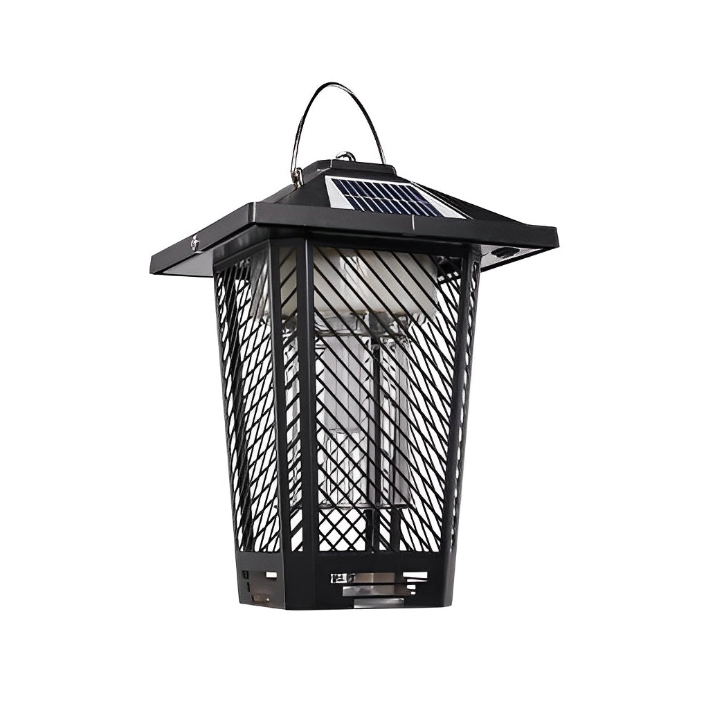 360° Multifunctional Solar Mosquito Killer Lamp with Waterproof, Dual Lighting Modes - Lamp Outdoor