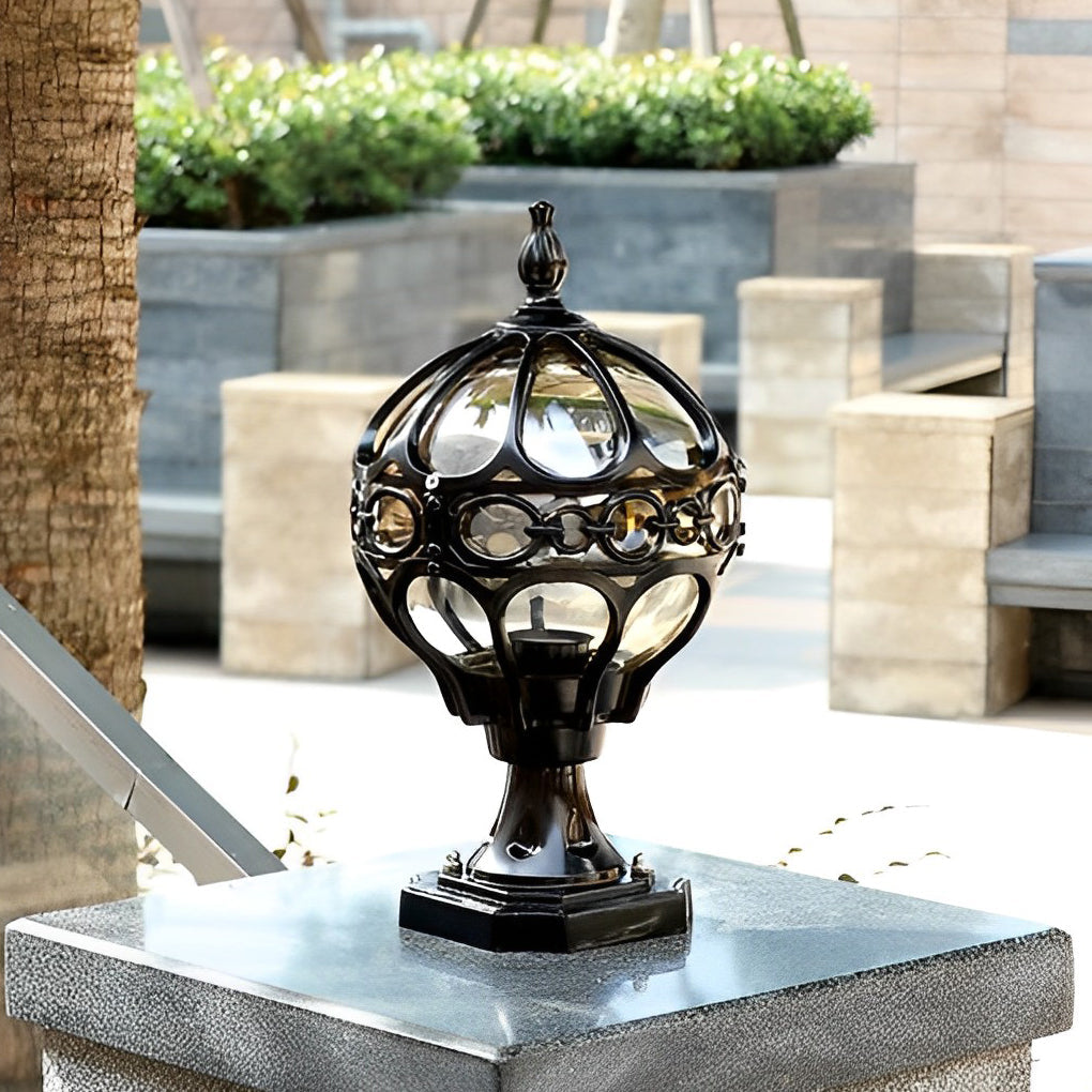 Creative Round Ball Waterproof LED European-style Fence Post Lights - Lamp Outdoor