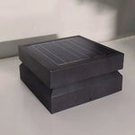 Axion Modern Concave Metal Black Outdoor Lamps, Solar - Lamp Outdoor