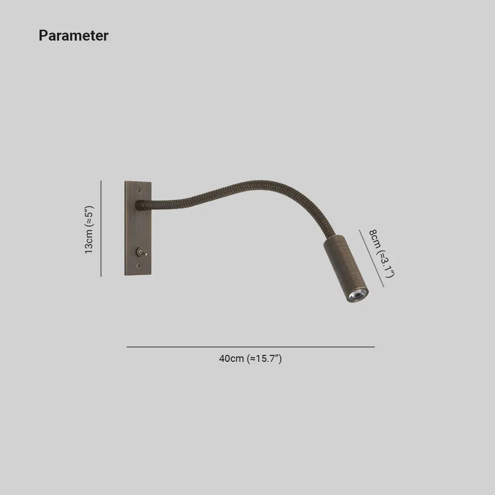 Vynex Minimalist Reading Adjustable Spotlight Wall Lamp - Lamp Outdoor