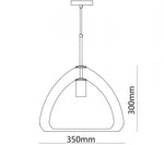 Futuristische Glass Pendant Light - Lamp Outdoor