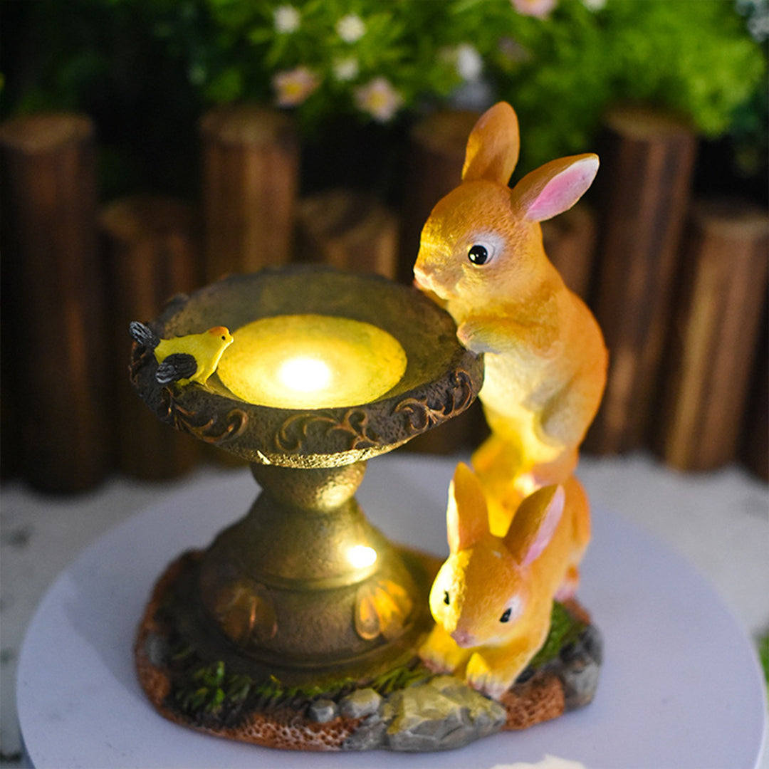 Resin Animal Solar Garden Lights - Lamp Outdoor