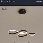 Durell Musical Note Pendant Light, Black & Gold - Lamp Outdoor